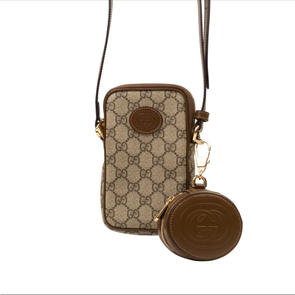 Gucci Interlocking G monogram mini crossbody bag
